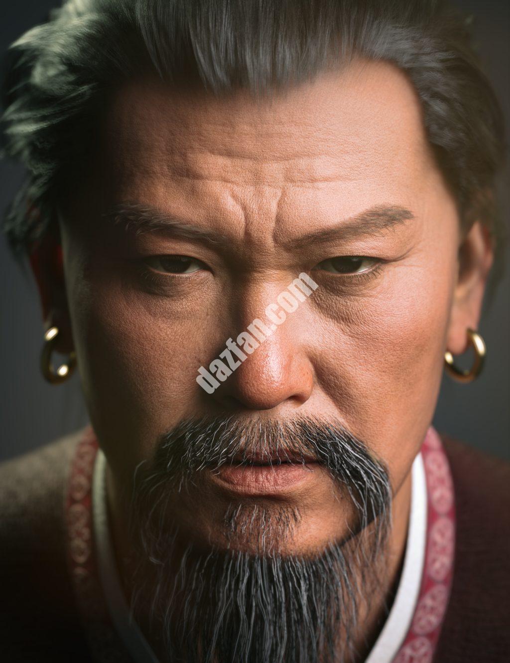 [daz角色] 成吉思汗9高清-DAZ爱好者