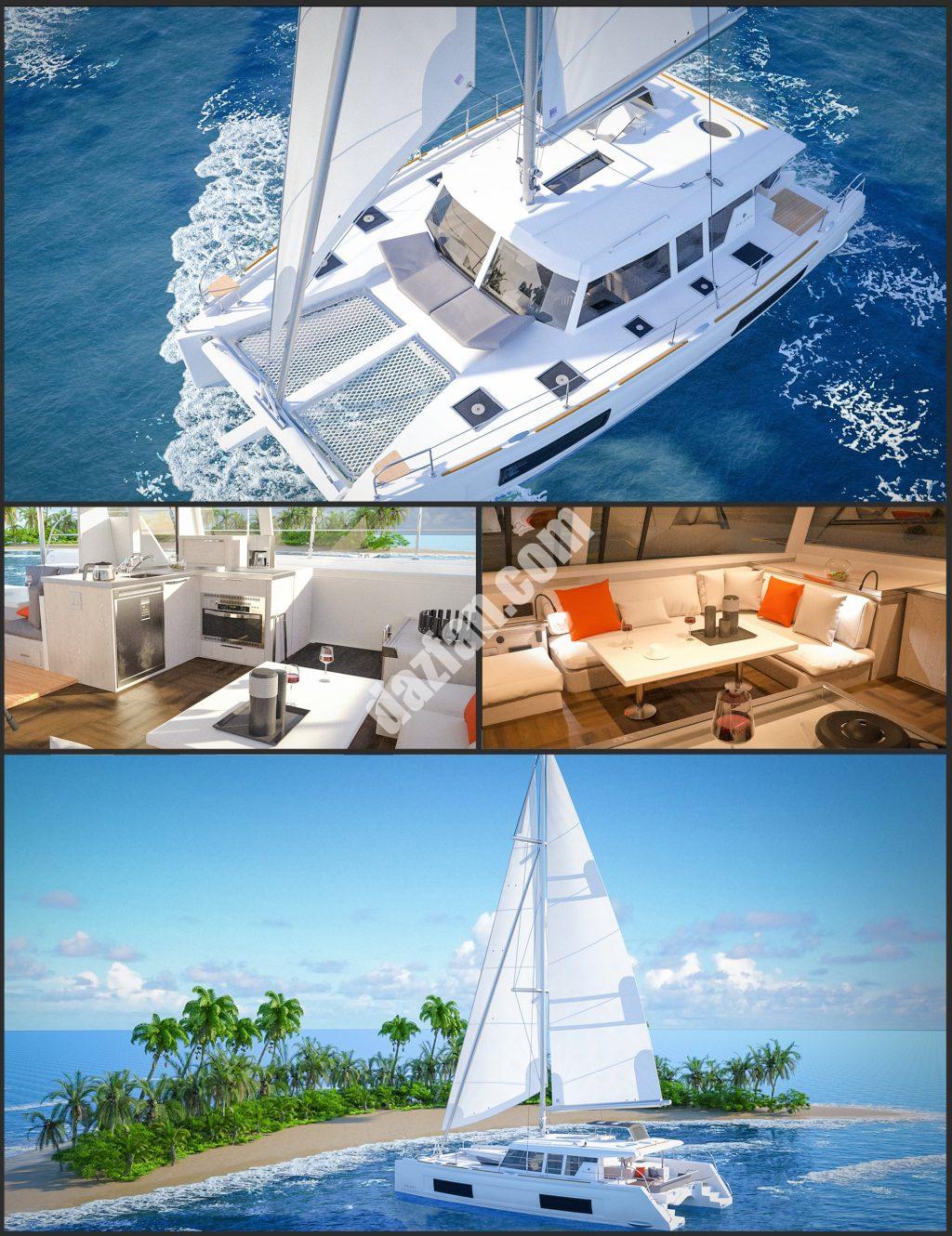 [daz载具] Glowing BeacH帆船-DAZ爱好者