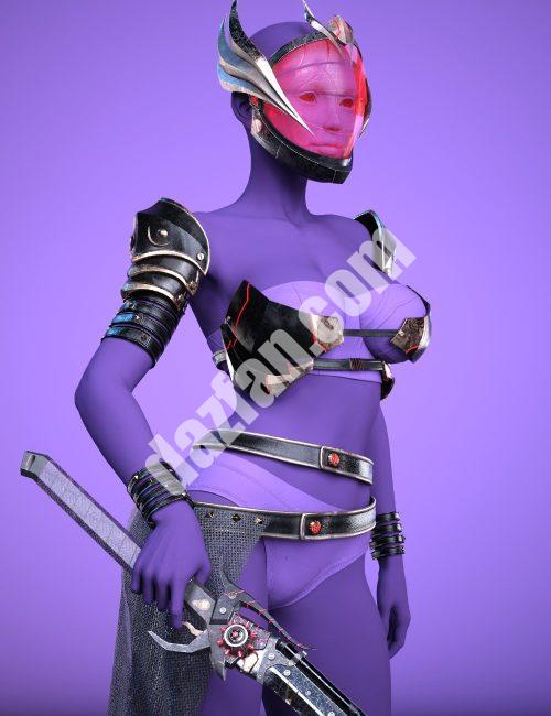 [daz服装] HM Lightstalker配件附加纹理-DAZ爱好者