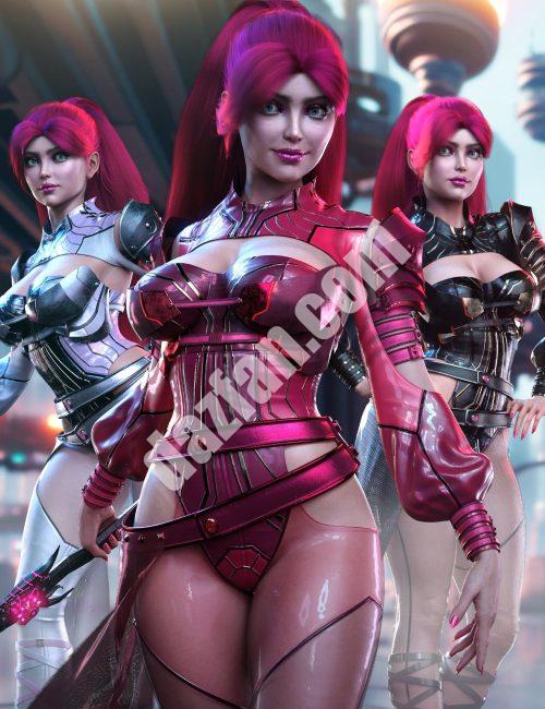 [daz服装] HM Lightstalker服装附加纹理-DAZ爱好者