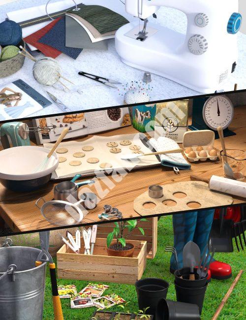 [daz合集] 爱好道具包-DAZ爱好者