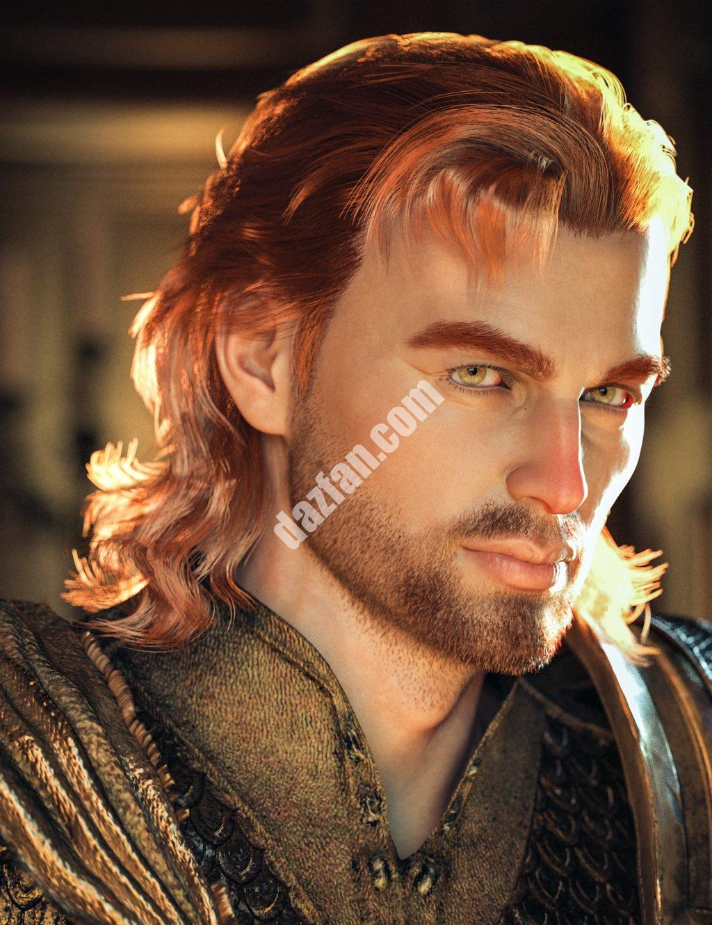 [daz发型] HS温和的流头发为创世纪9和8-DAZ爱好者