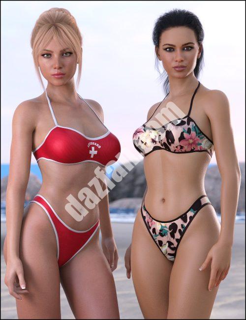 [daz服装] Isla比基尼度假纹理-DAZ爱好者