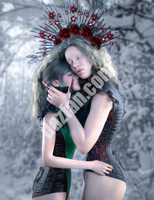 [daz服装] 《创世纪8》和《8.1》女性版的Diva Time套装-DAZ爱好者