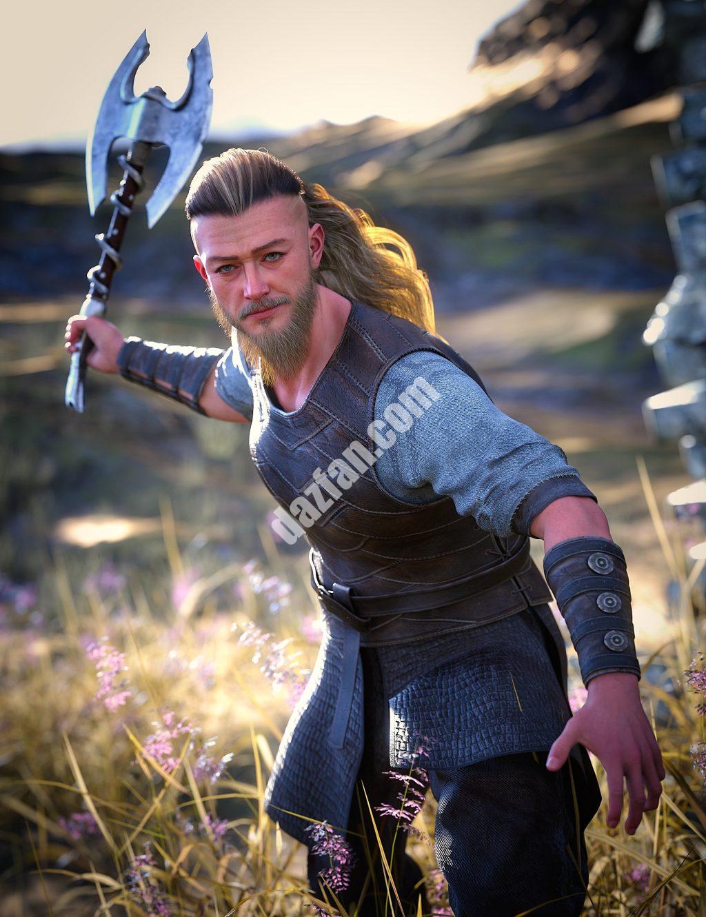 [daz角色] Ivar 9 HD-DAZ爱好者