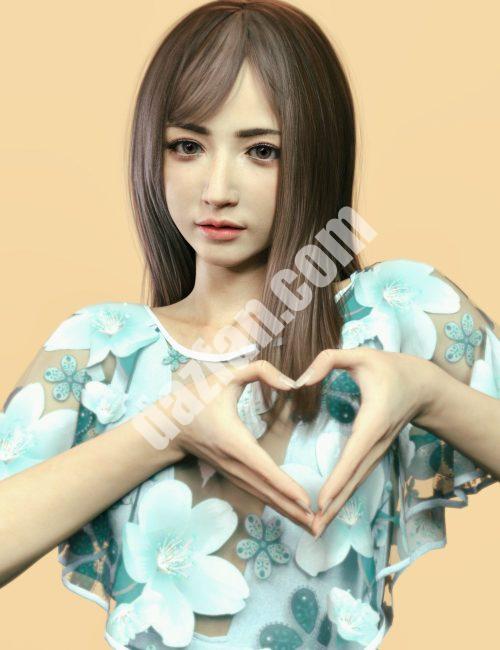 [daz发型] 创世纪8女性的偶像头发-DAZ爱好者