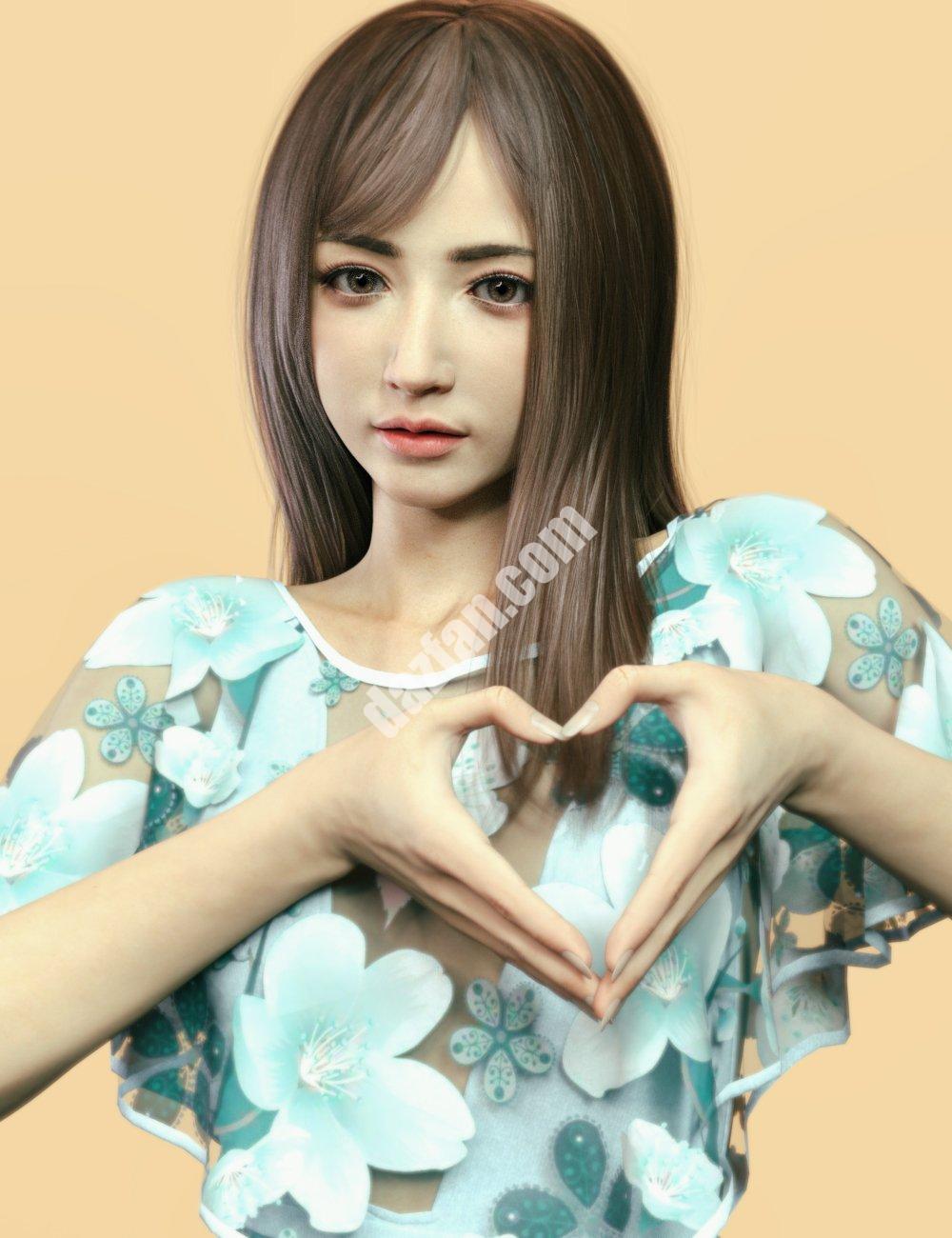 [daz发型] 创世纪8女性的偶像头发-DAZ爱好者