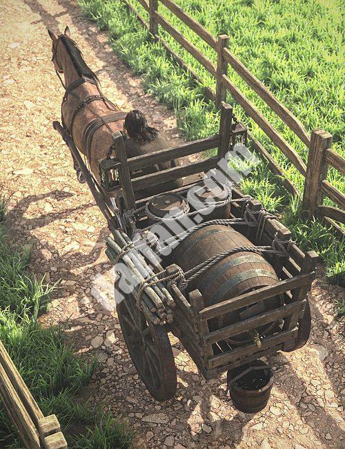 [daz道具] LoREZ马两轮车-DAZ爱好者