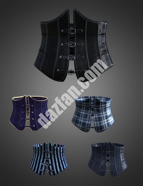 [daz服装] 创世纪8和8.1女性的CB露娜法术套装-DAZ爱好者