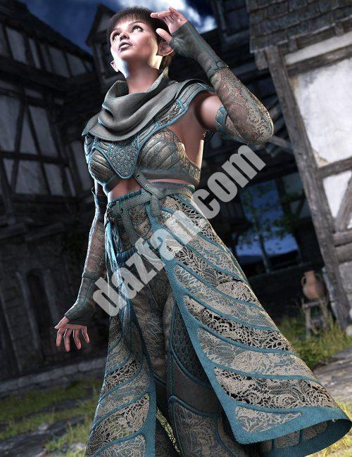 [daz服装] CB Ianira服装套装的MAB Edgy纹理扩展-DAZ爱好者