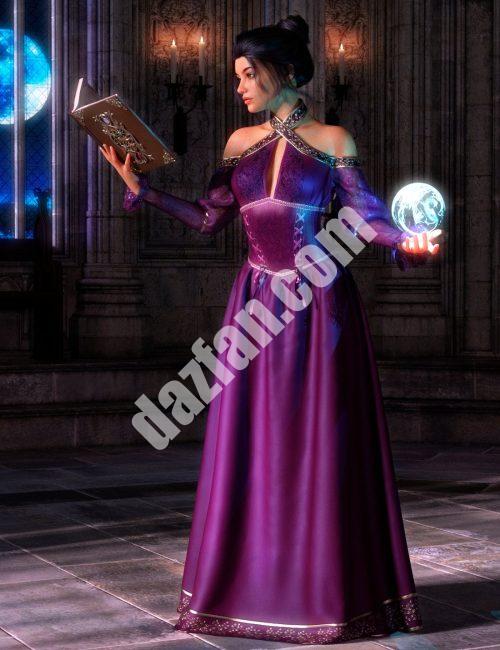 [daz服装] 魔法艺术dForce创世纪8.1女性服装-DAZ爱好者