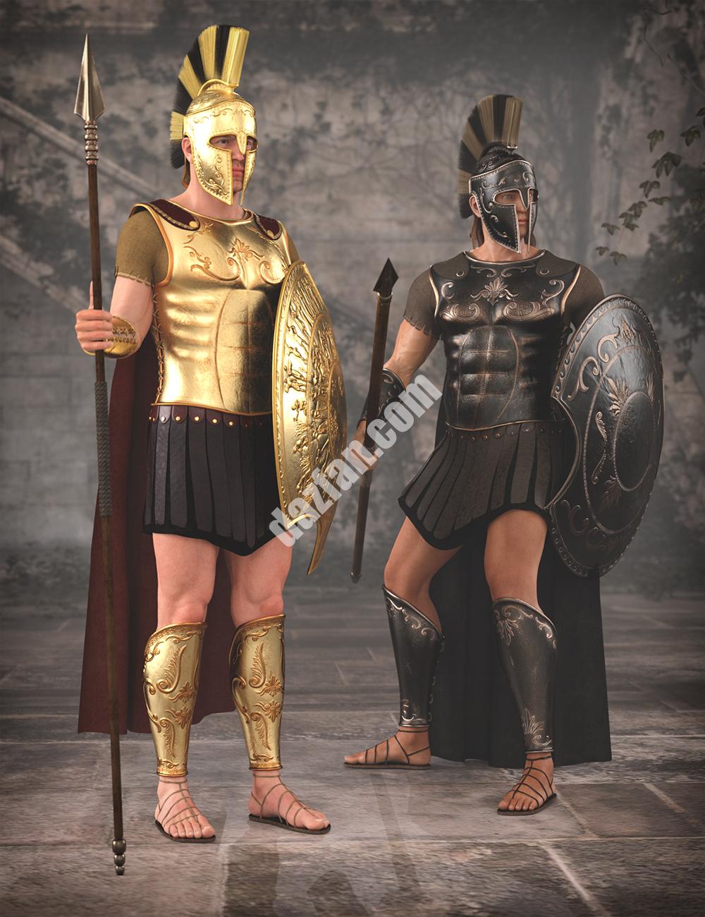 [daz服装] MD Myrmidons Armor纹理-DAZ爱好者