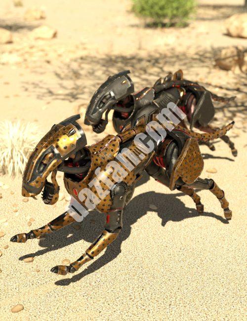 [daz角色] 机械猎豹-DAZ爱好者