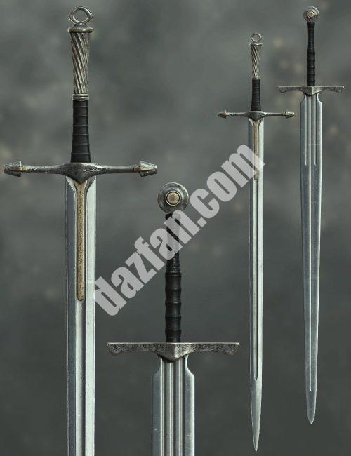 [daz服装] 创世纪9的强大维京剑-DAZ爱好者