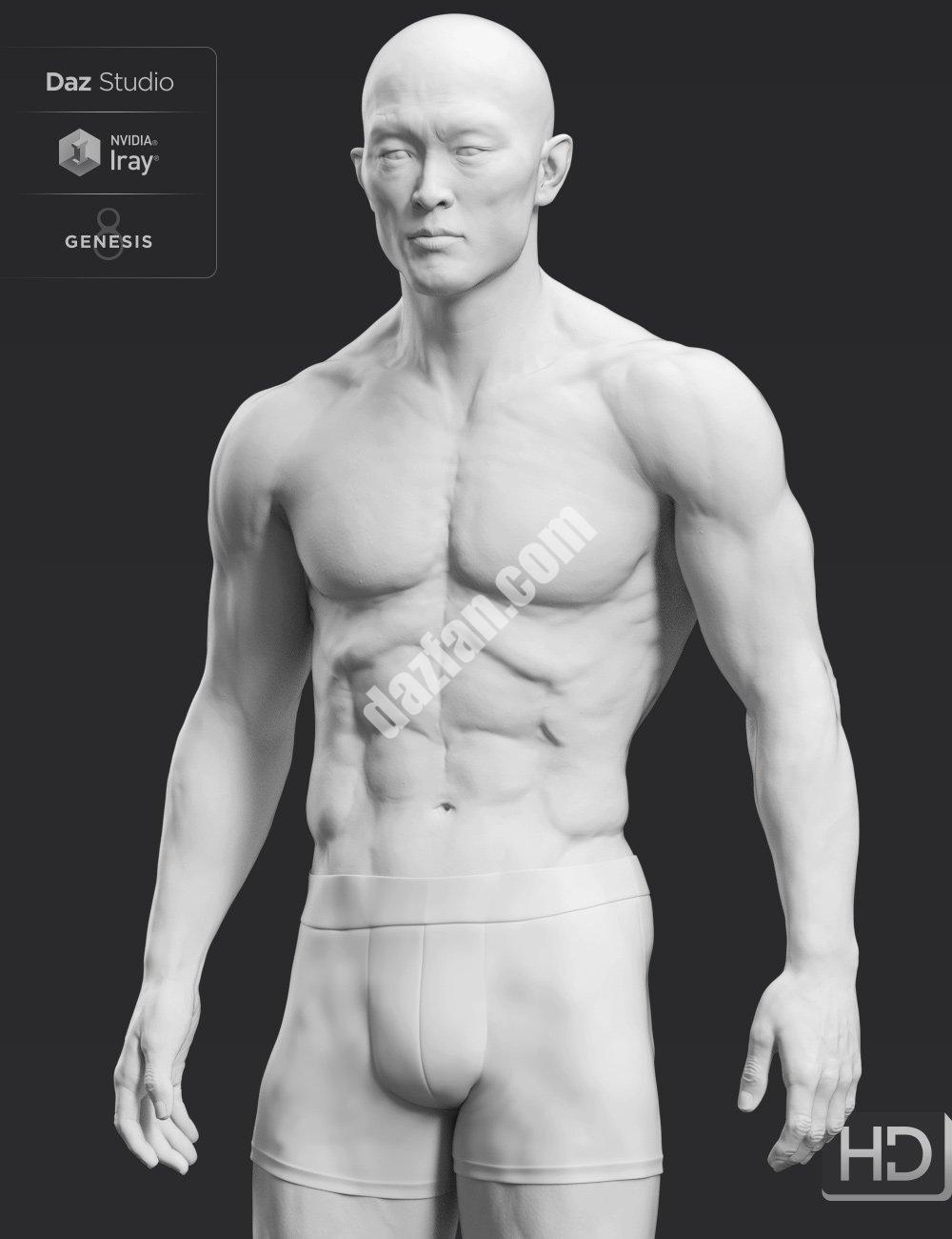 [daz角色] Kwan 8 HD附加组件-DAZ爱好者