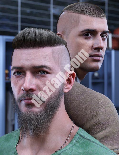 [daz发型] 创世纪9的切特头发-DAZ爱好者