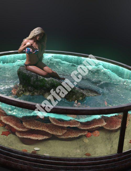 [daz场景] 海岩透视图-DAZ爱好者