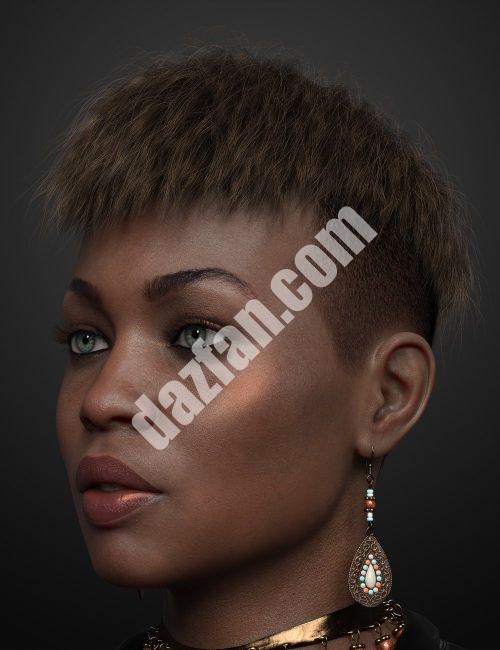 [daz发型] Genesis 3、8和8.1雄性和雌性的短发-DAZ爱好者