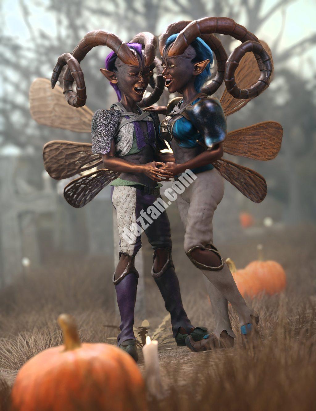 [daz服装] 创世纪9的Siorga Dorcha服装-DAZ爱好者