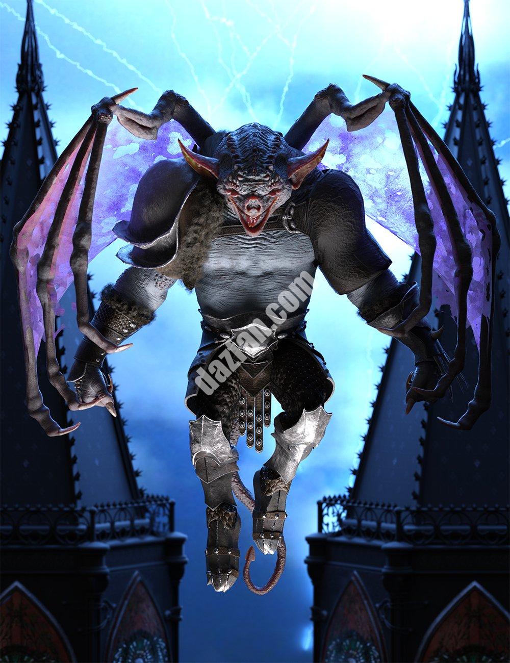 [daz姿势] 石像守护者姿势为Gargoyle HD-DAZ爱好者