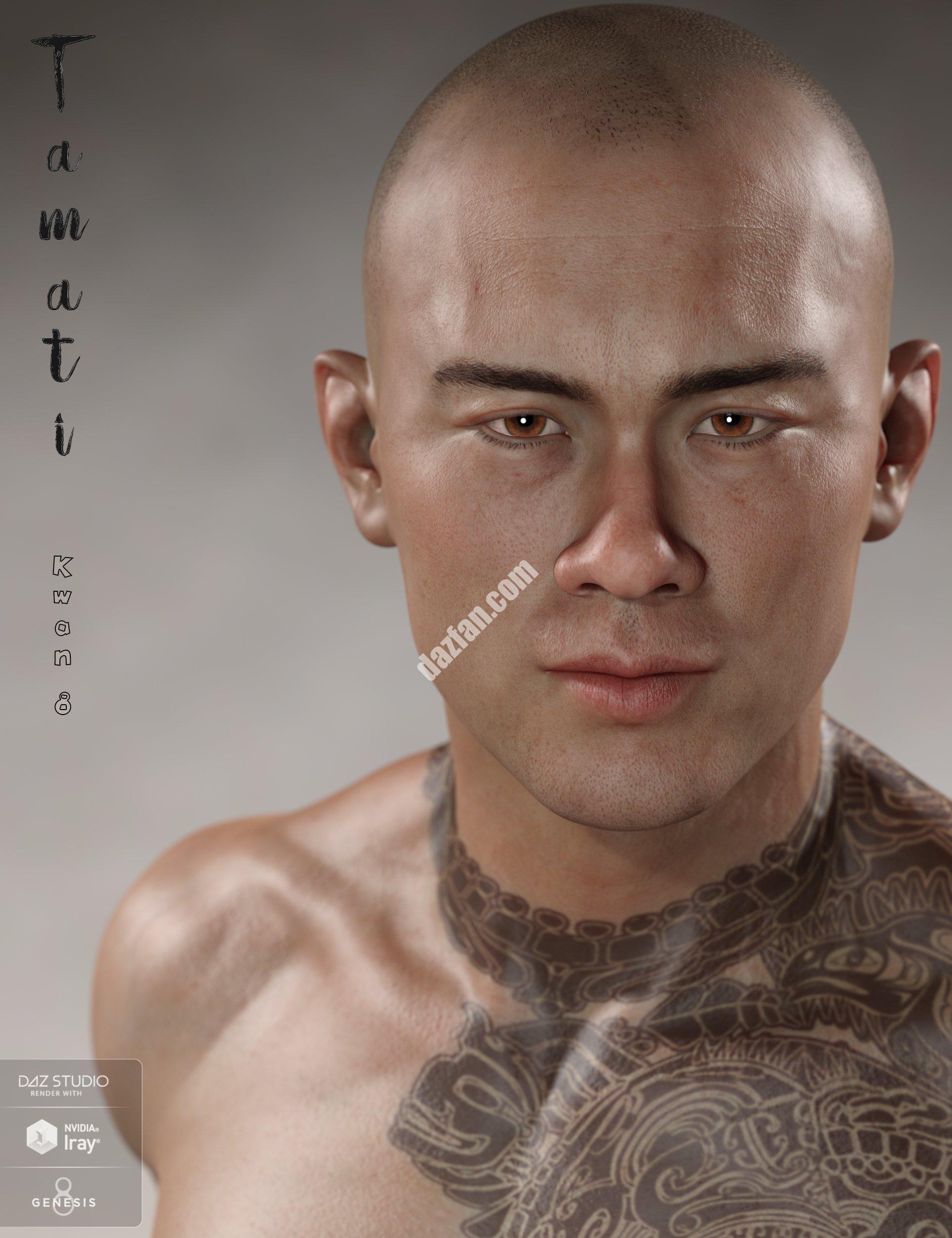 [daz角色] Kwan 8的Tamati HD-DAZ爱好者