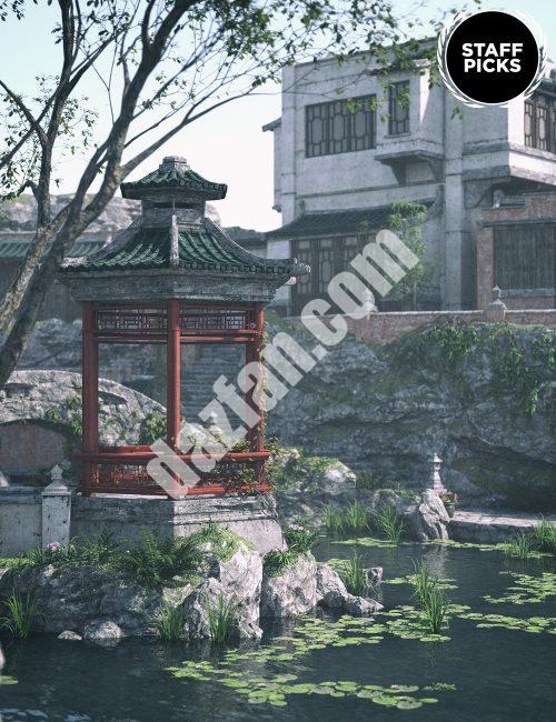 [daz场景] 亚洲街头4-DAZ爱好者