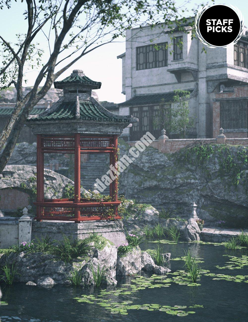 [daz场景] 亚洲街头4-DAZ爱好者