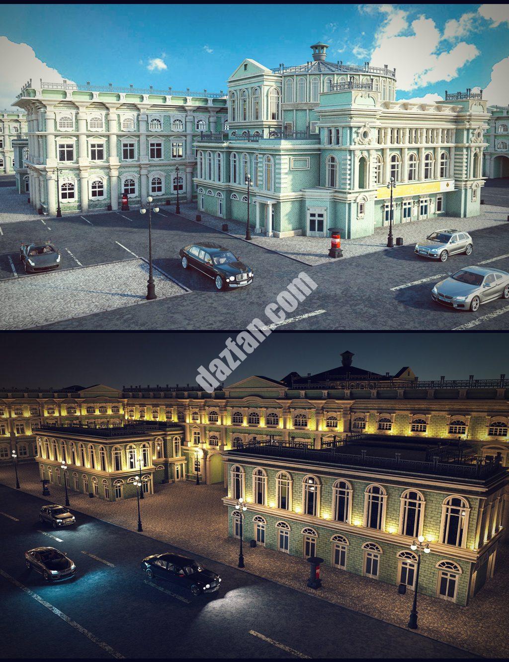 [daz场景] 皇家歌剧院大楼-DAZ爱好者