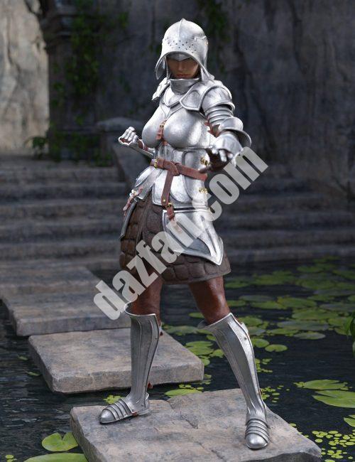 [daz服装] 《创世纪8》女性版西部骑士系列05-DAZ爱好者