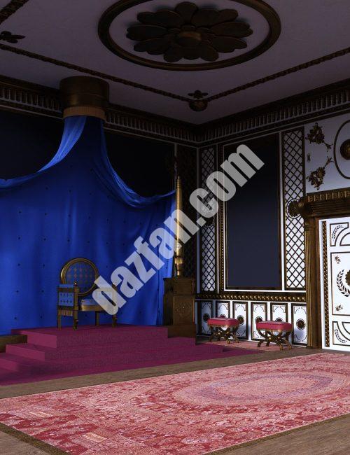 [daz场景] 王座室-DAZ爱好者