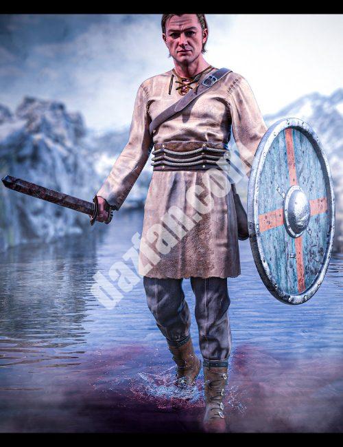 [daz服装] dForce维京战士创世纪9装备-DAZ爱好者