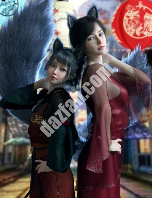 [daz角色] 吴妲己 创世纪8.1女性-DAZ爱好者