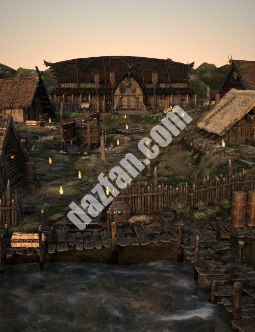 [daz场景] XI维京营地-DAZ爱好者