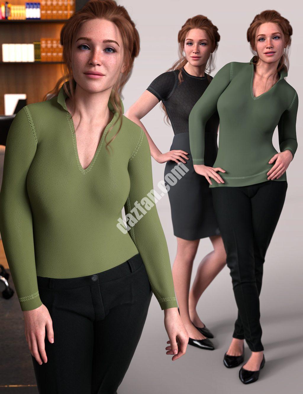 [daz姿势] 创世纪9的Z EveryDAy站姿-DAZ爱好者