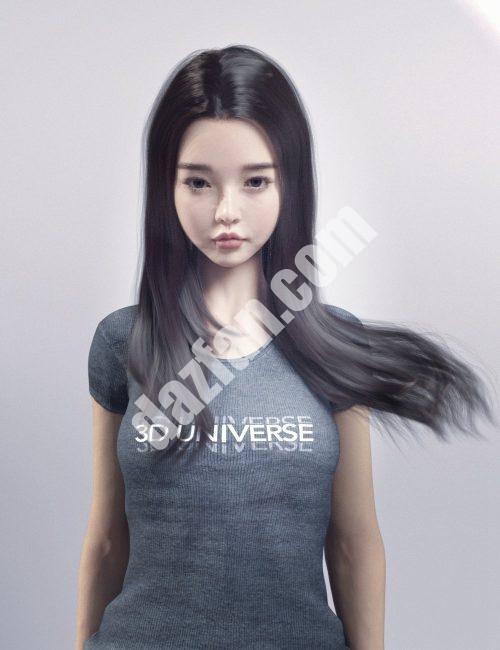 [daz发型] 美丽的头发为创世纪8和8.1女性-DAZ爱好者