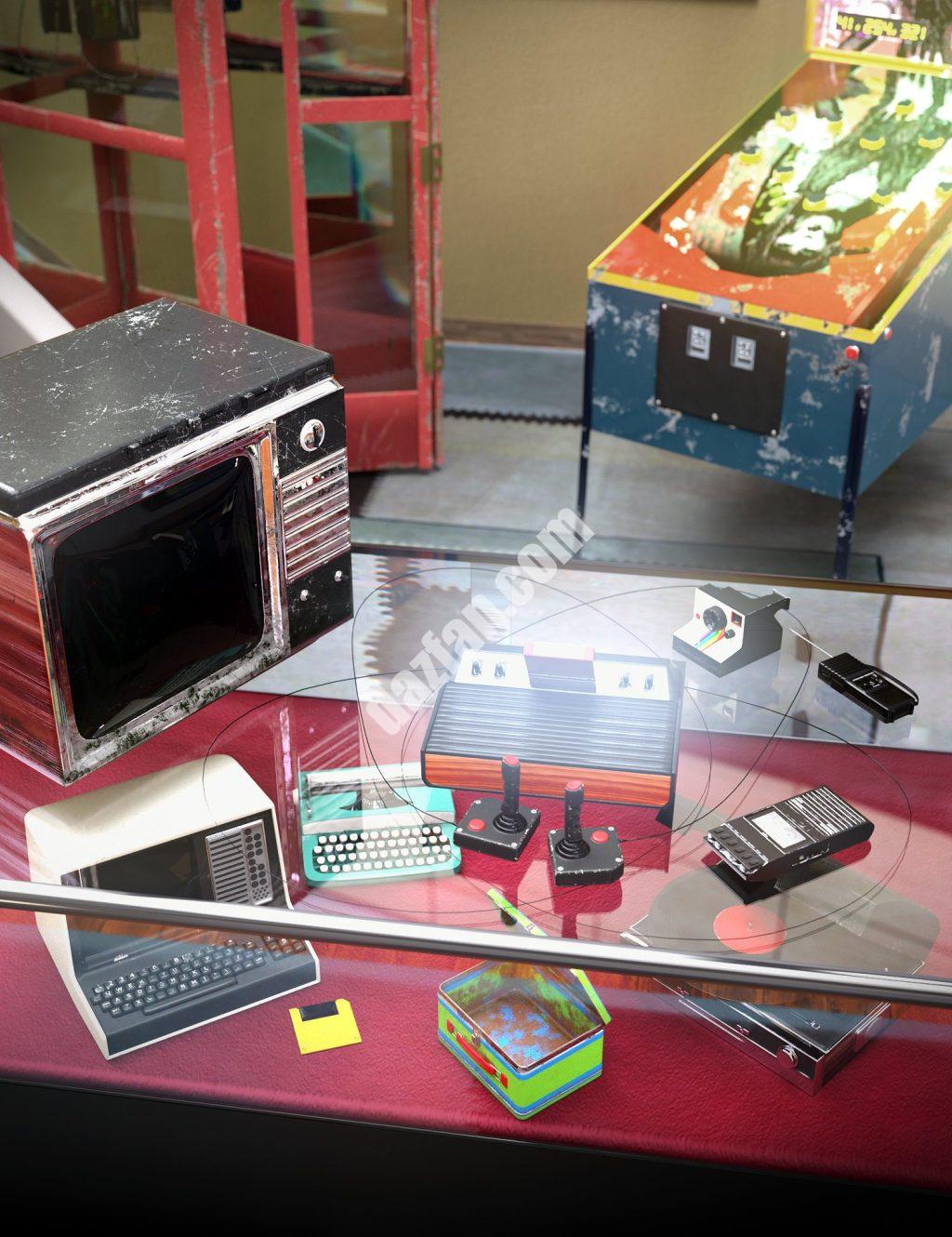 [daz道具] 70年代道具第1卷-DAZ爱好者