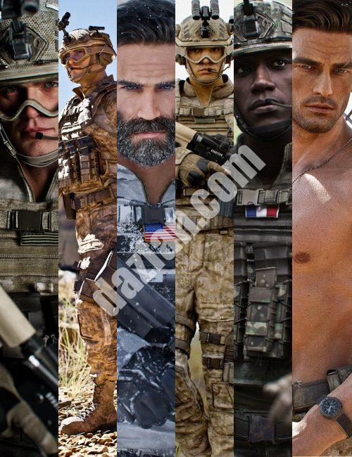 [daz合集] MI现代作战服套装-DAZ爱好者