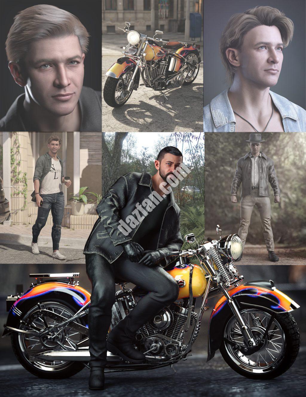 [daz合集] Nathan 9高清反叛者冒险包-DAZ爱好者