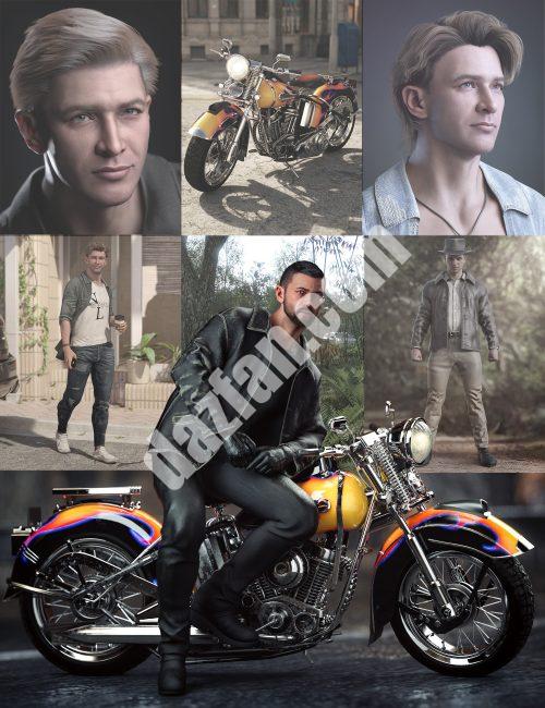 [daz合集] Nathan 9高清反叛者冒险包-DAZ爱好者