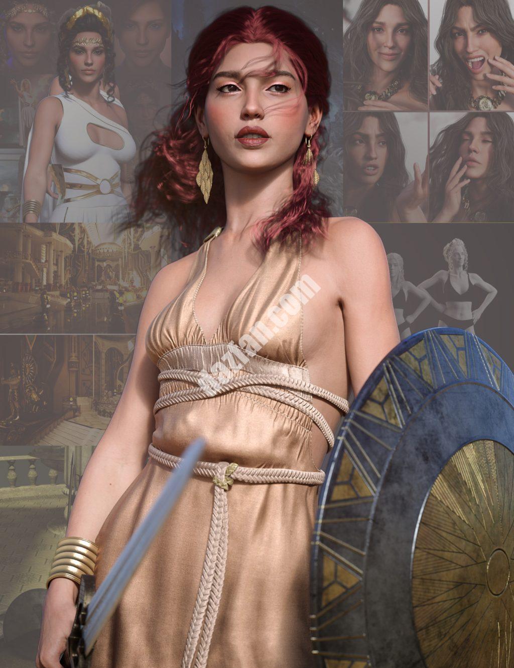 [daz合集] 奥林匹亚 9 高清专业捆绑包-DAZ爱好者