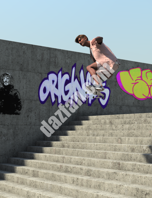 [daz合集] 滑板捆绑包-DAZ爱好者