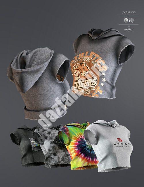 [daz服装] 适用于Genesis 8和8.1女性的AJC Pro Skate上衣-DAZ爱好者