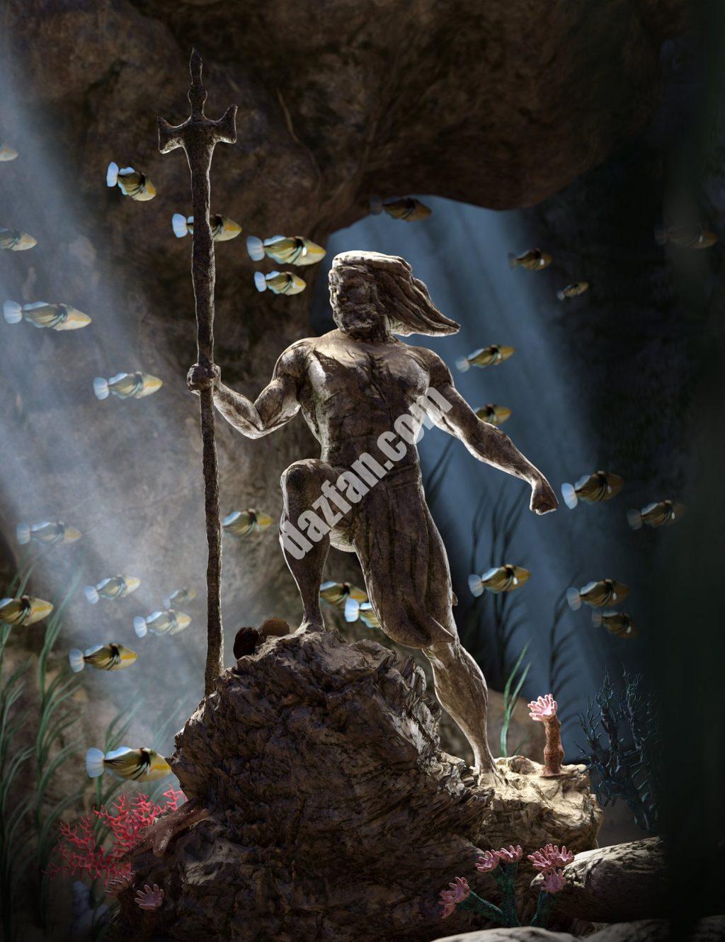 [daz场景] 水上幻想道具和场景套件-DAZ爱好者