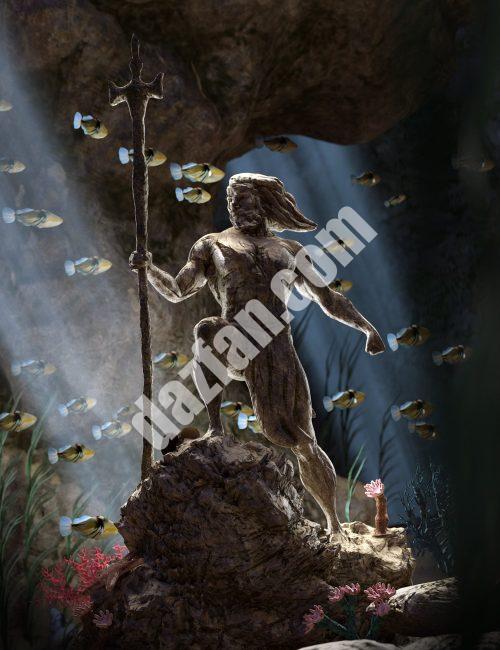 [daz场景] 水上幻想道具和场景套件-DAZ爱好者