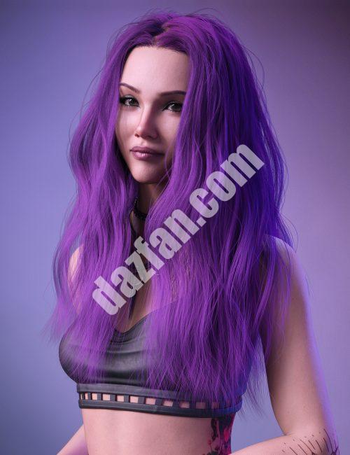 [daz发型] dForce XYZ Genesis 9的自然卷发-DAZ爱好者