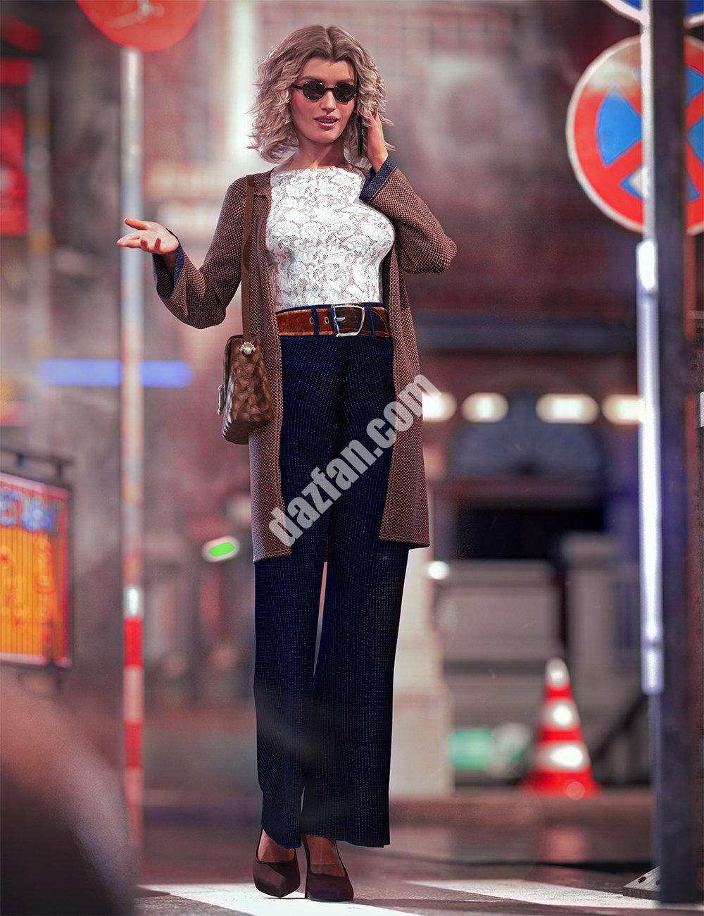 [daz合集] dForce标志性风格Genesis 8女性套装-DAZ爱好者