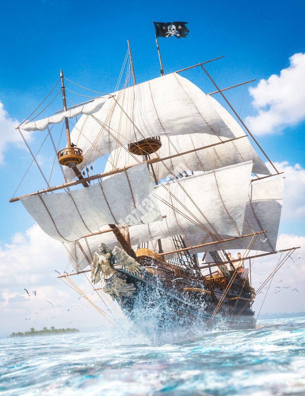 [daz合集] 深捆绑海盗传奇-DAZ爱好者