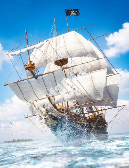 [daz合集] 深捆绑海盗传奇-DAZ爱好者