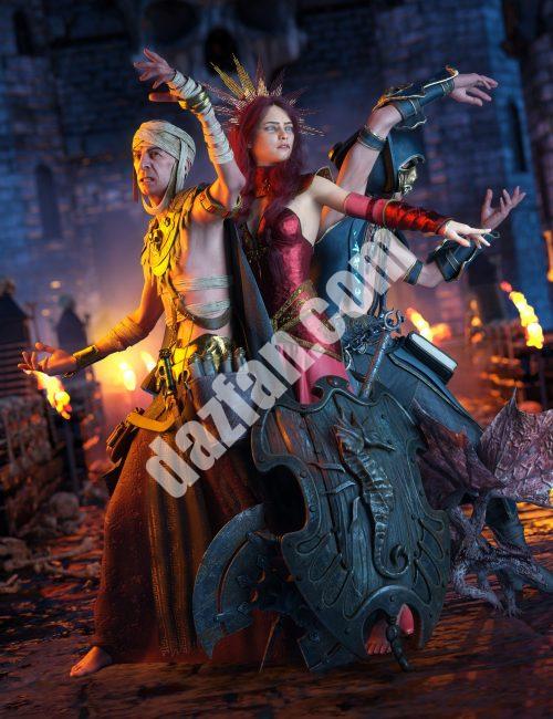 [daz合集] 亡灵巫师8.1超级捆绑包-DAZ爱好者