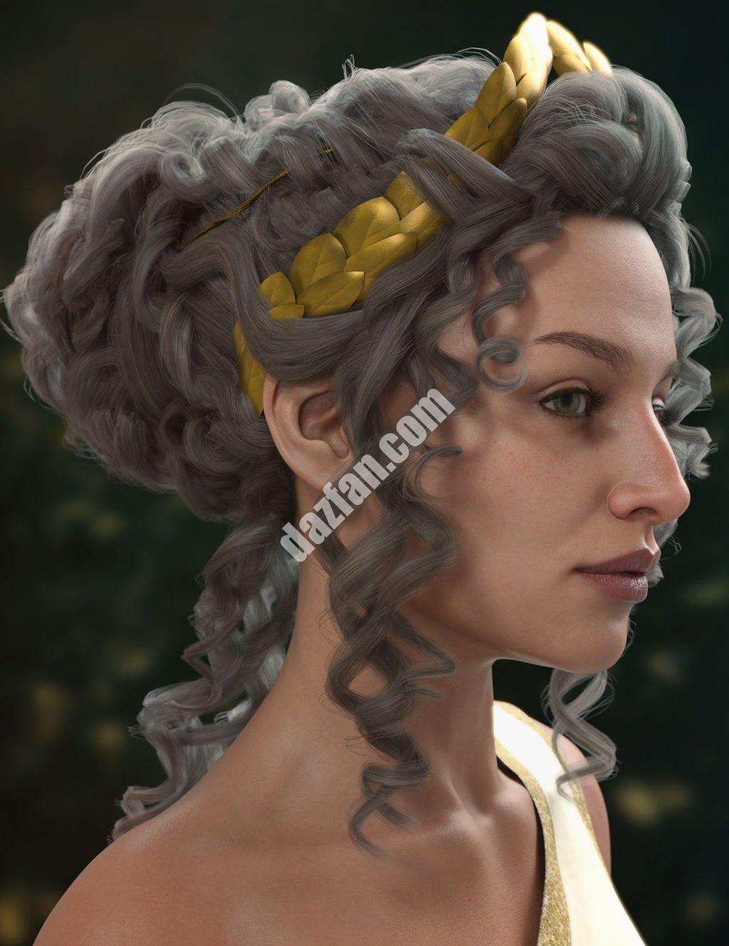 [daz发型] Demetria头发创世纪9-DAZ爱好者